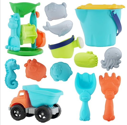 16 Piece Sand Truck & Accessories