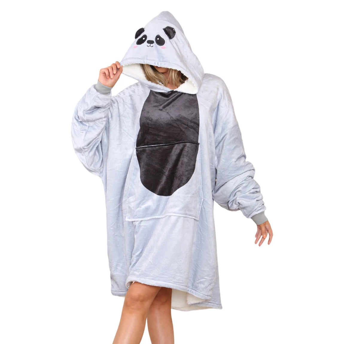 Panda Oversized Hooded Blanket