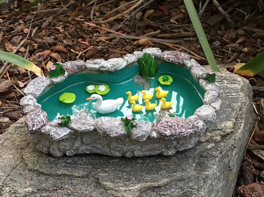 Solar Duck Pond Ornament