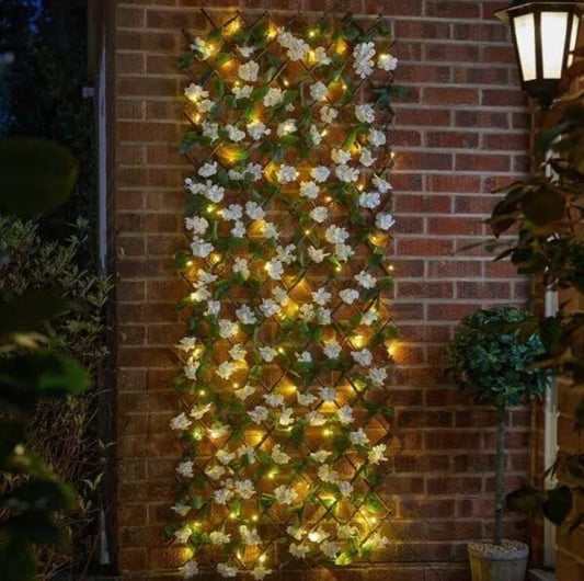 LED Artificial Hydrangea Trellis