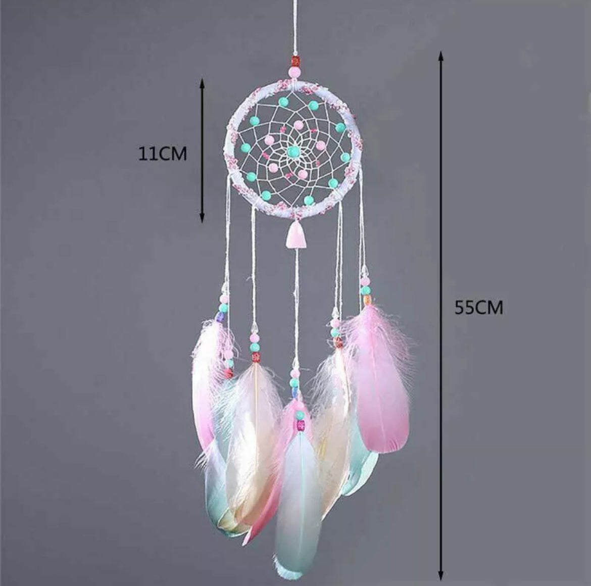 Pink Feather Dream Catcher