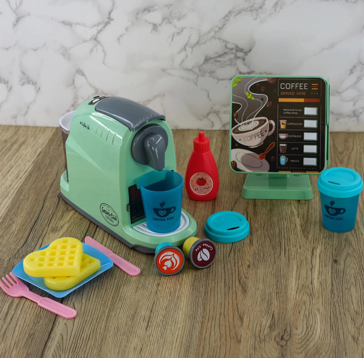 Children’s Mini Coffee Machine Playset