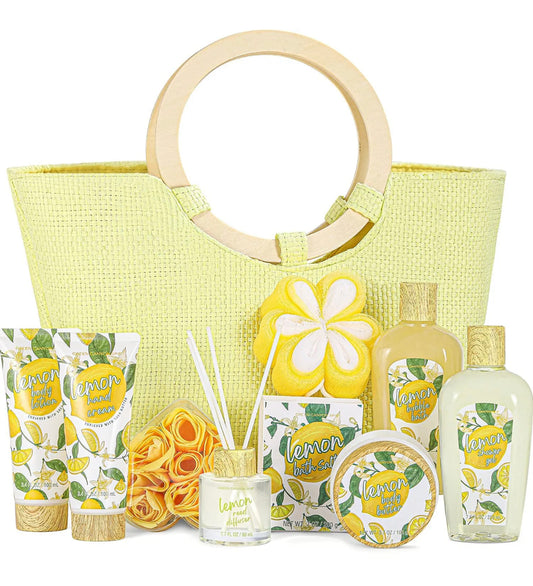 10 Piece Lemon Bag Gift Set
