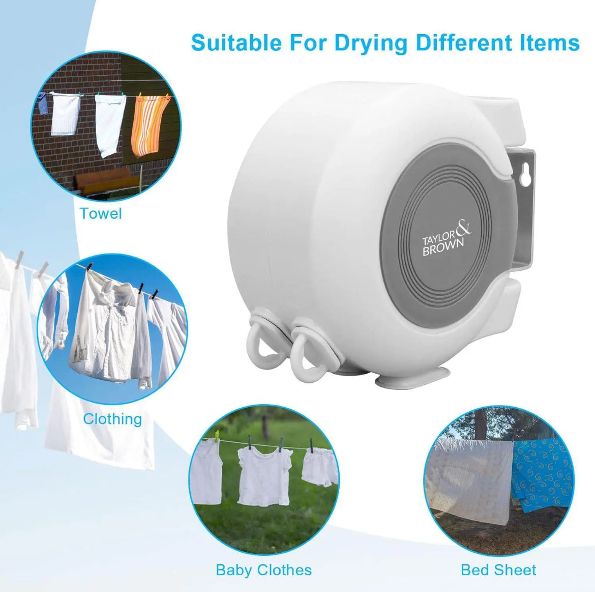 Double Retractable Clothes Line