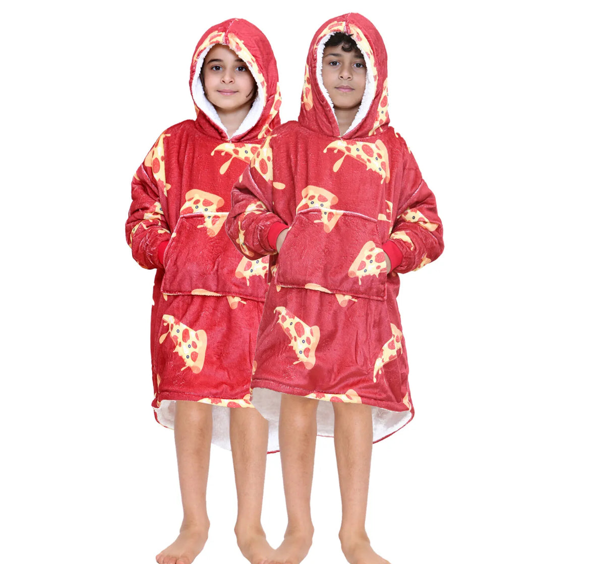 Children’s Pizza Oversized Hooded Blanket