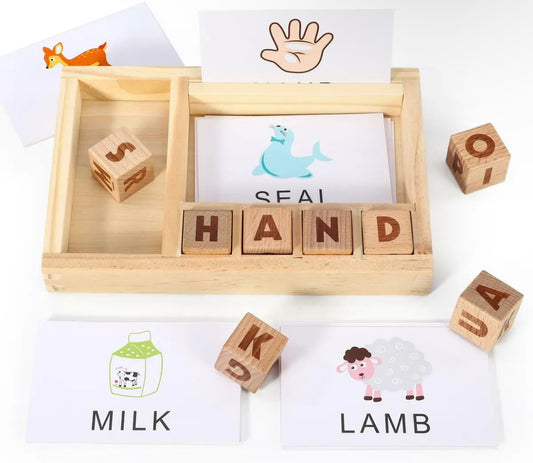 Wooden Spelling Game