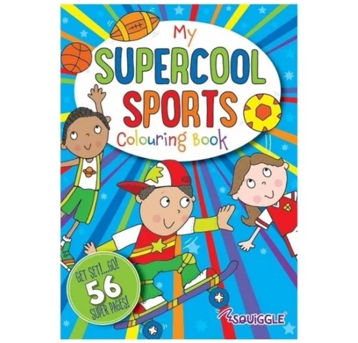 Super Cool Sports Colouring Book