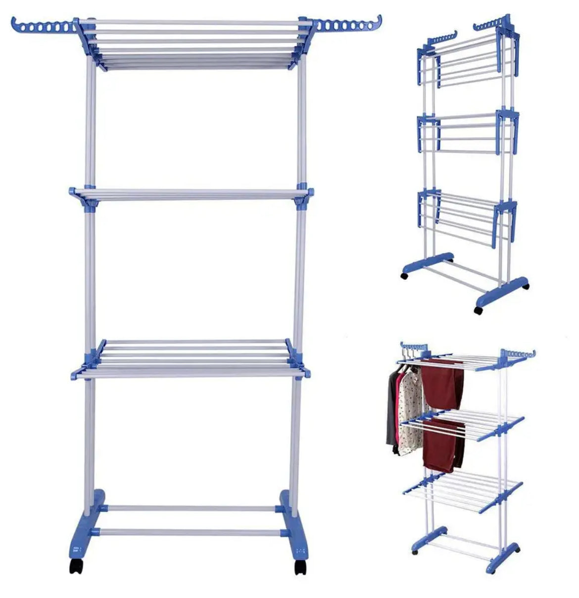 3 Tier Foldable Clothes Airer