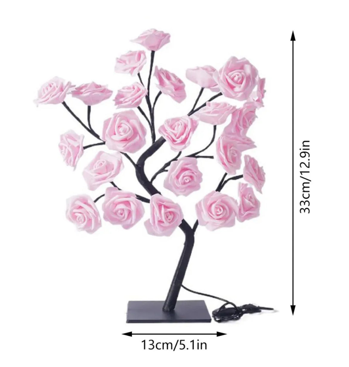 LED Rose Tree Night Light