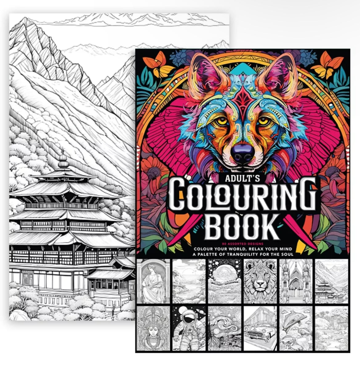 80 Page Colouring Book