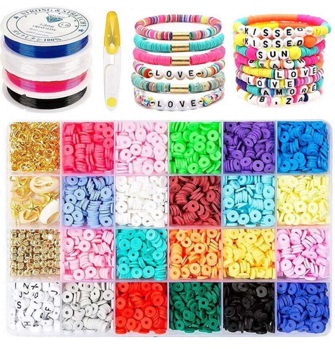 4400 Piece Clay Bead Jewellery Making Kit