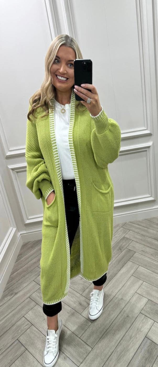 Women’s Long Balloon Sleeve Cardigan