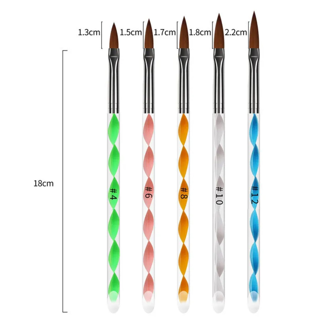 5pcs Nail Art Brush Set