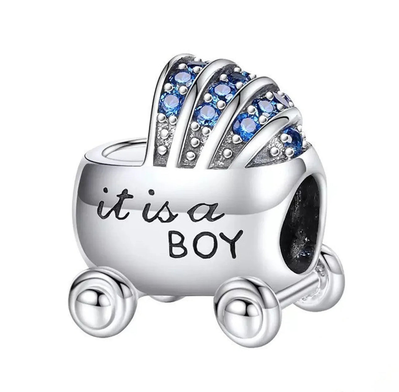 Baby announcement charm