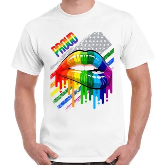 Rainbow Lips Pride T-Shirt