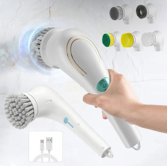 5-in-1 Rechargeable Scrubbing Brush