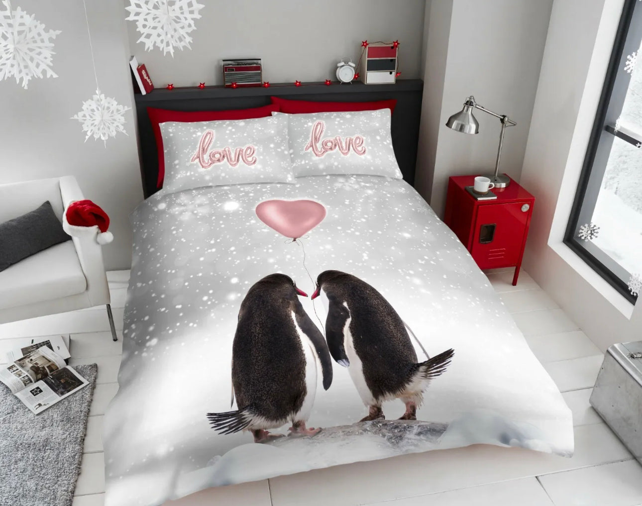 Penguin Love Bedding