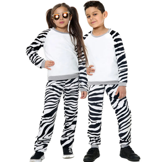 Unisex Children’s Zebra Print PJs