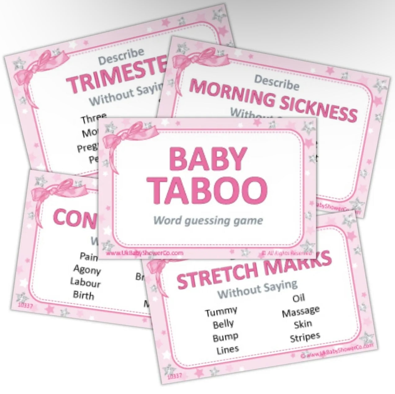 Baby Shower Taboo Guessing Game