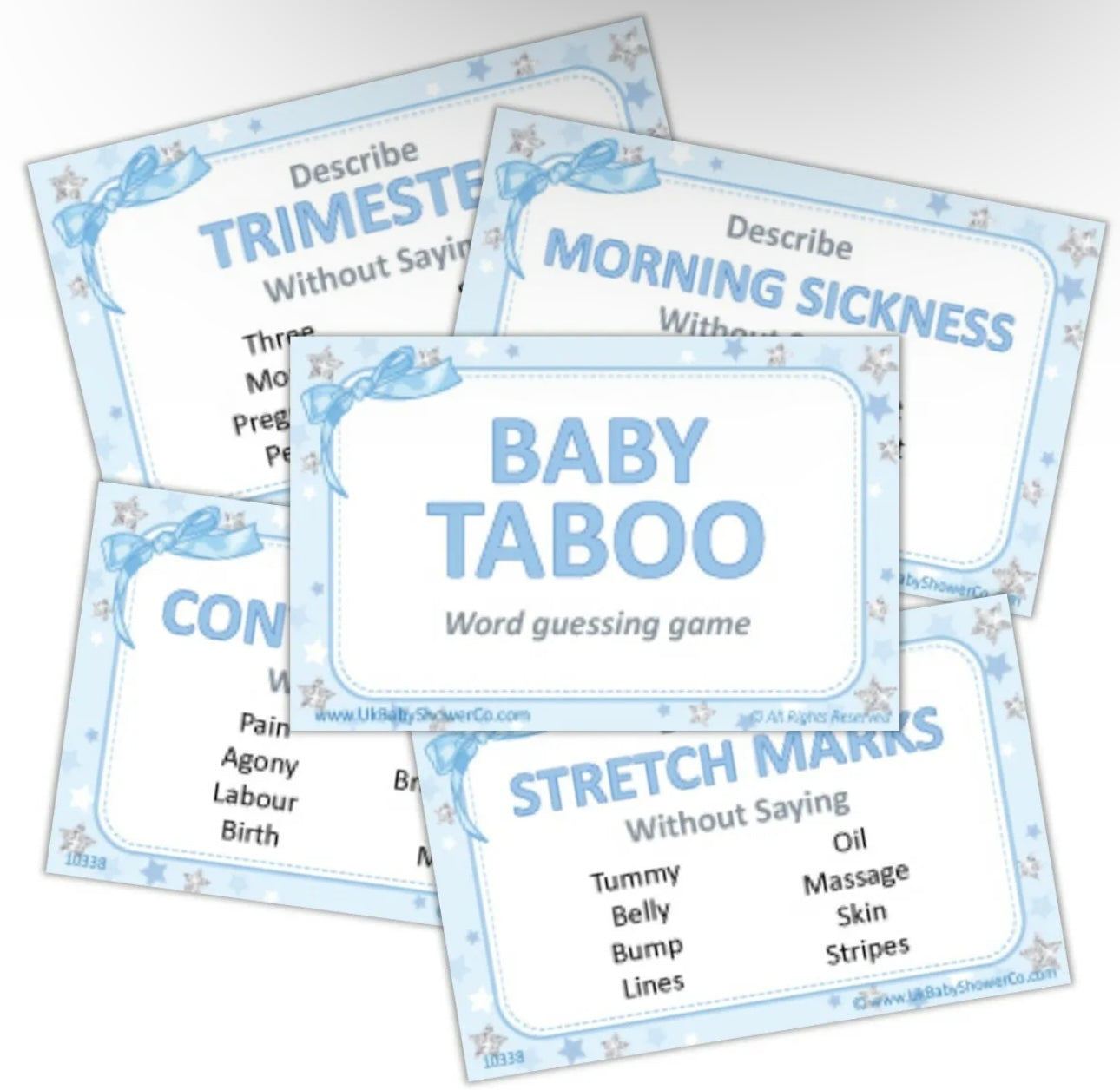 Baby Shower Taboo Guessing Game