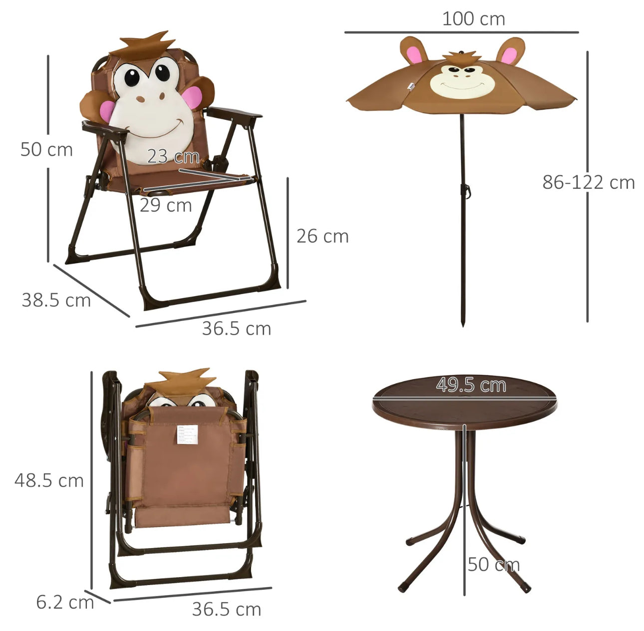 Animal Themed Children’s Bistro Set