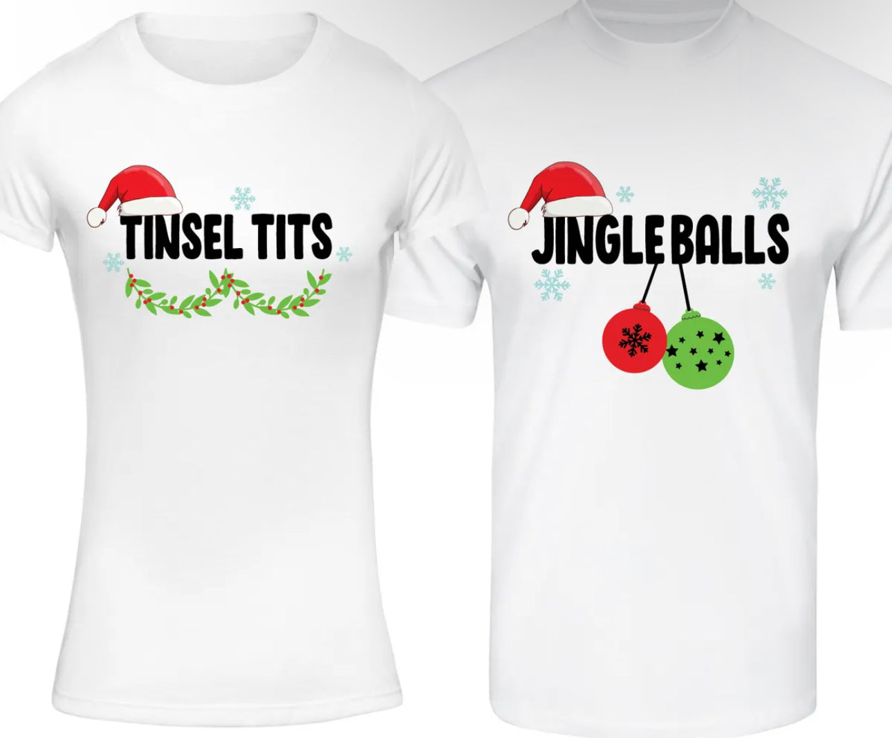 Couples Funny Christmas T-shirt (PLEASE READ DESCRIPTION CAREFULLY)