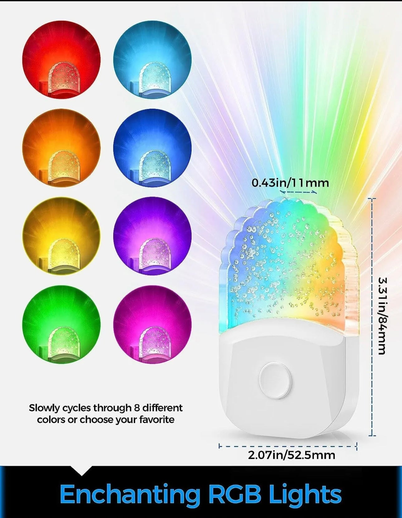 Colour Changing Plug in Night Light
