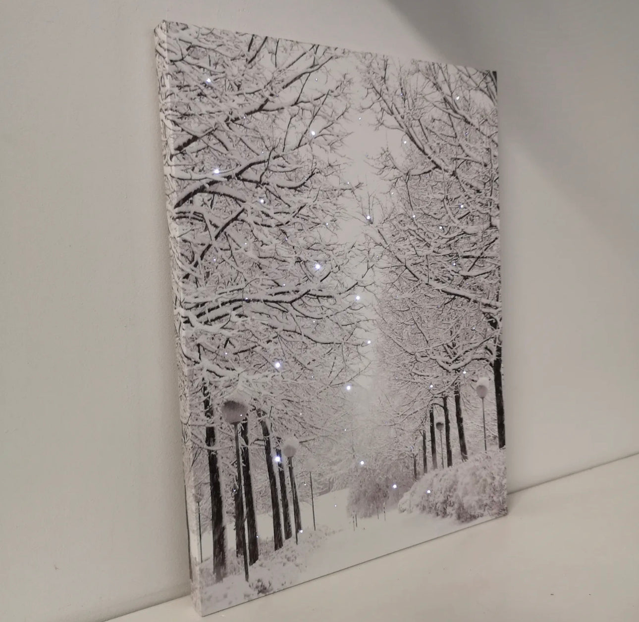 LED Winter Scene Canvas
