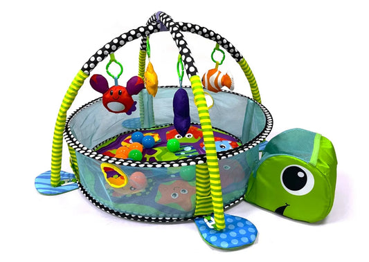 3 in 1 Turtle Activity Mat/Play Gym/Ball Pit
