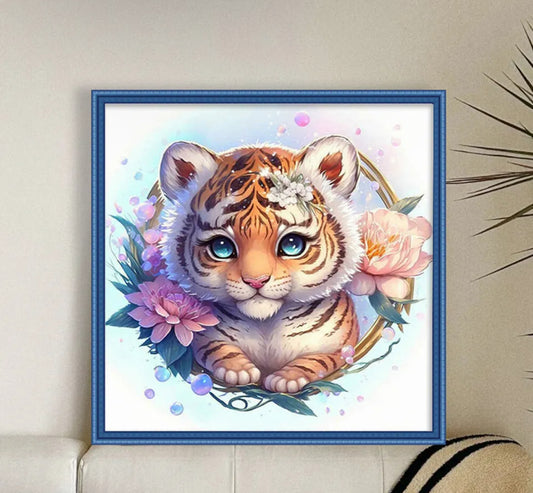 Cute Tiger Cross Stitch