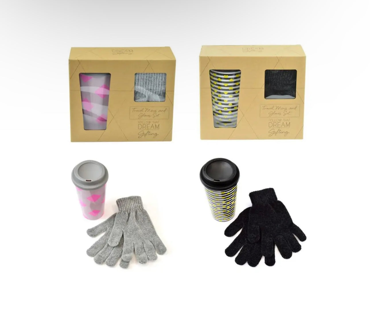 Travel Mug and Gloves Set