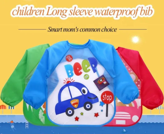 Children’s Waterproof Long Sleeve Bib/Apron