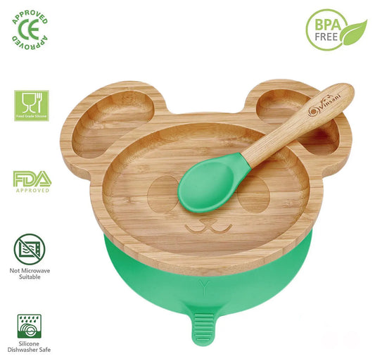 Mouse Shaped Bamboo Weaning Set