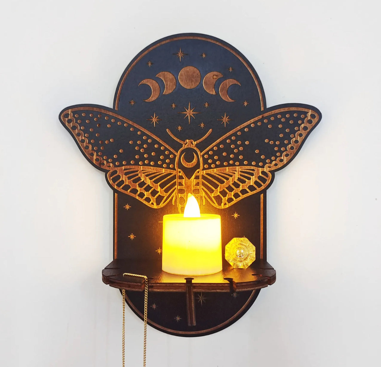 Wall Mounted Candle Holder Stand