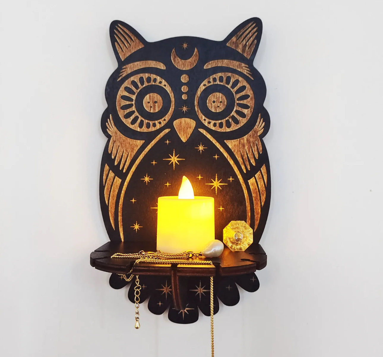 Wall Mounted Candle Holder Stand