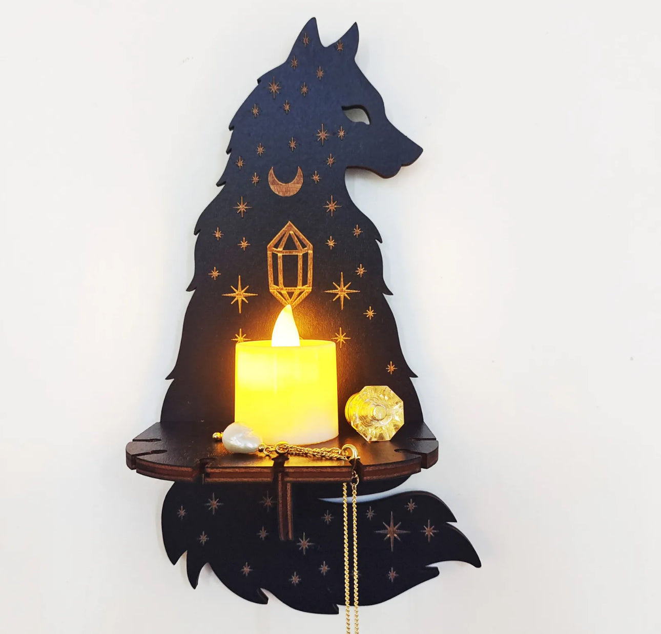 Wall Mounted Candle Holder Stand