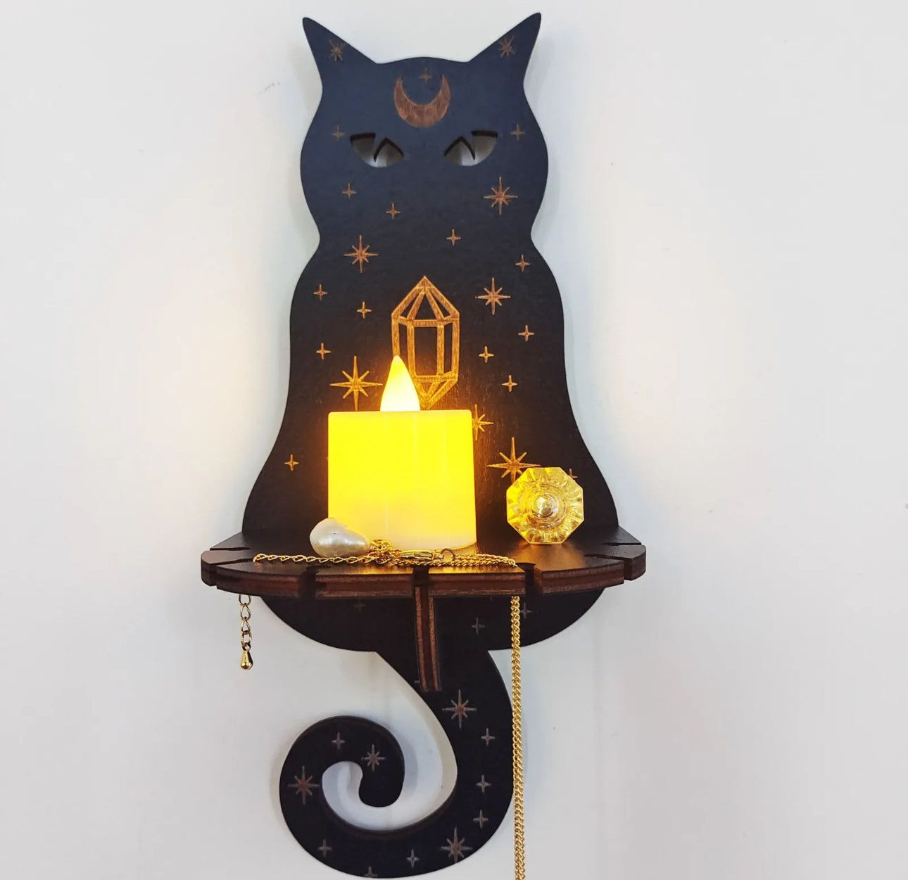 Wall Mounted Candle Holder Stand