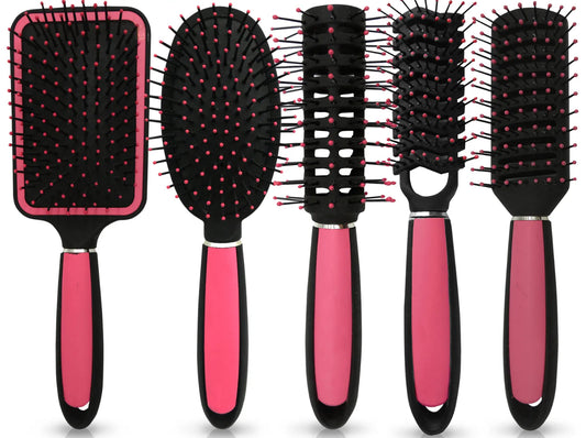 5pk Hairbrush Set