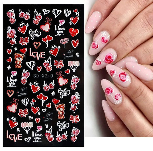 Love Nail Art Decals