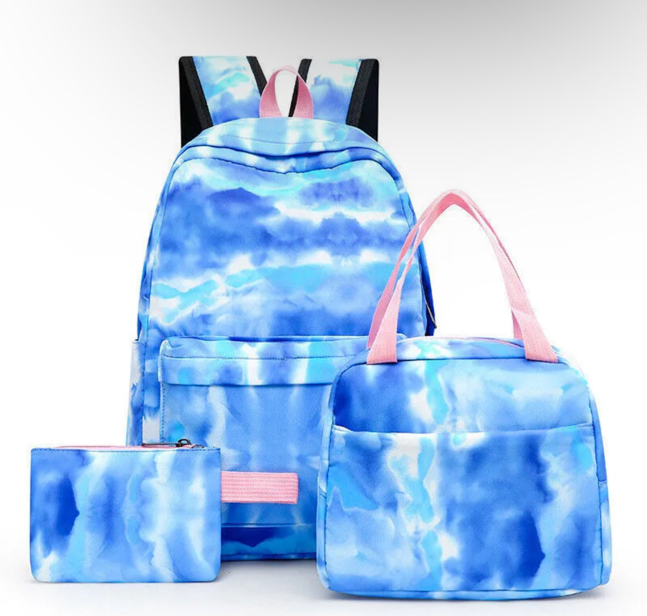 3pc School Set Backpack/Pencil Case/Lunch Bag