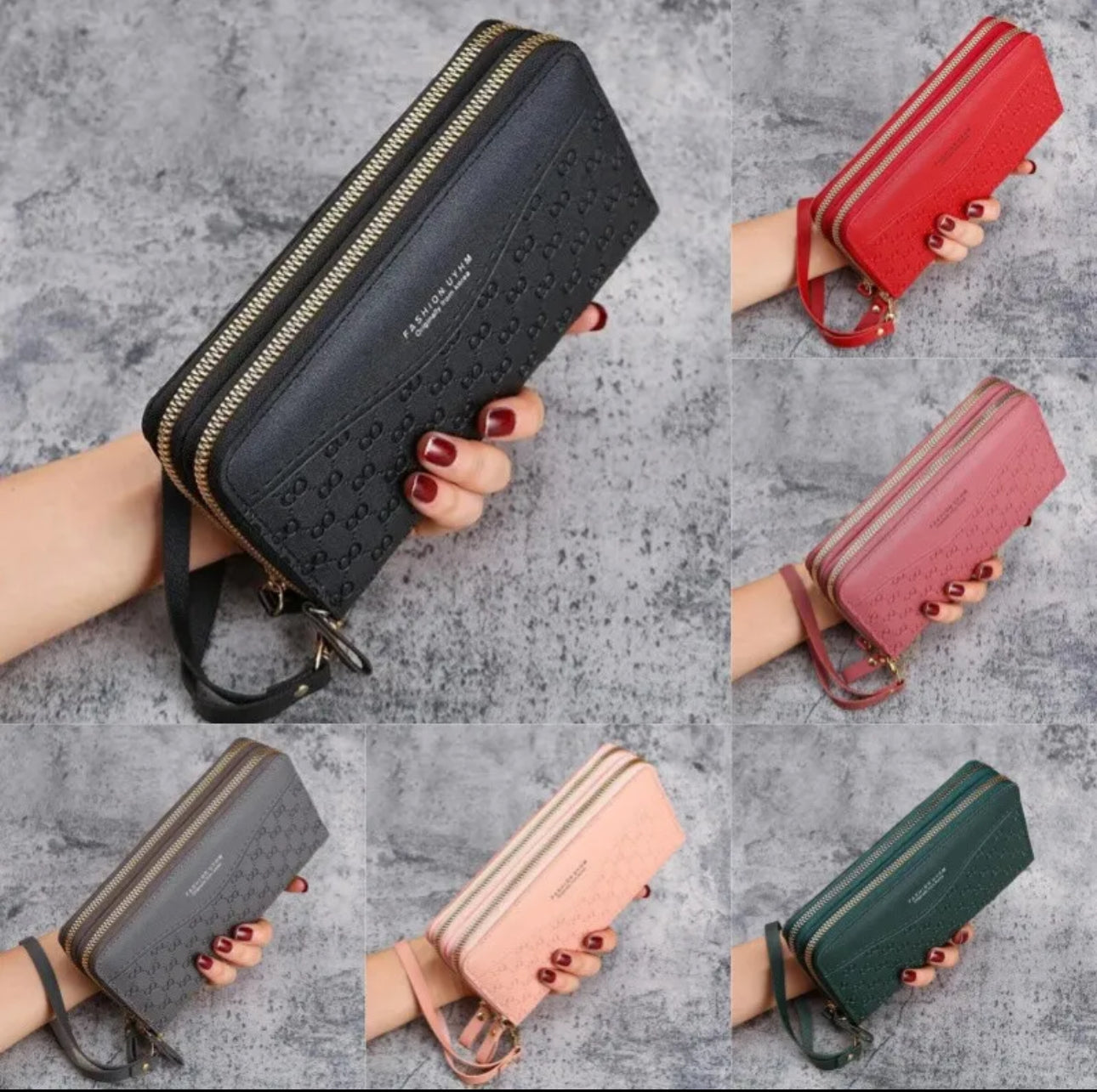 Long PU Leather Purse