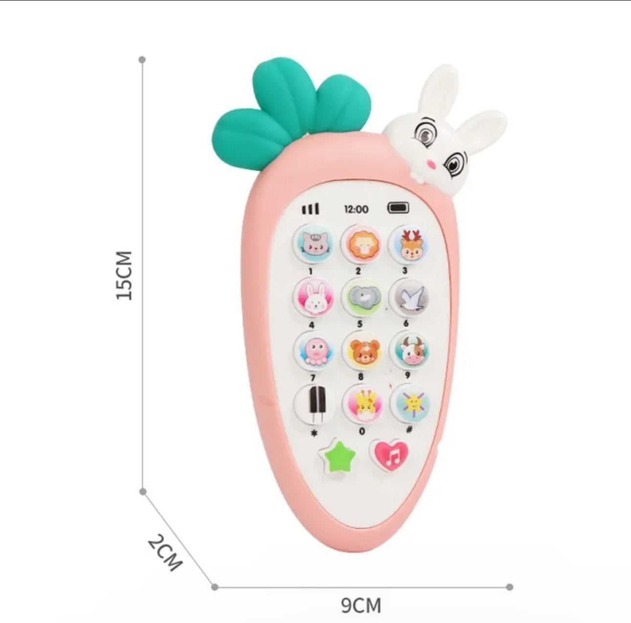 Musical Baby Teething Mobile Phone Toy