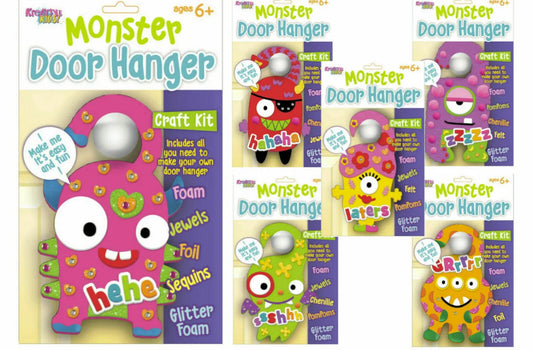 Create your own Monster Door Hangers