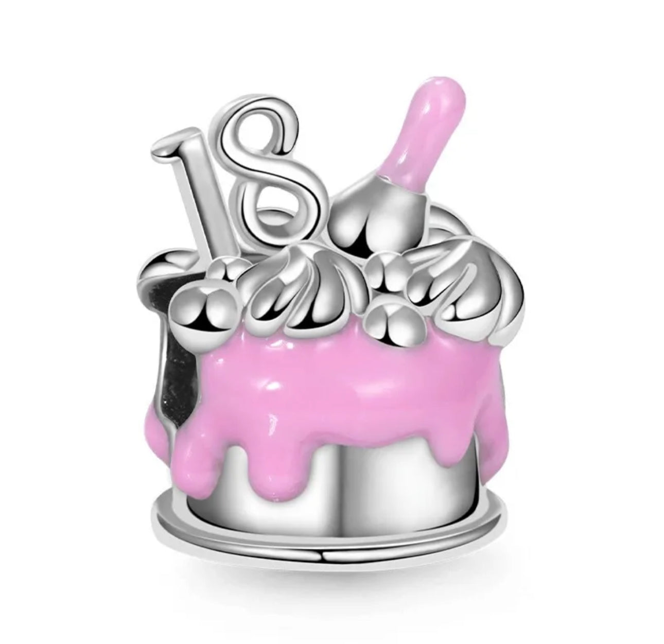 18th Birthday Cake Charm