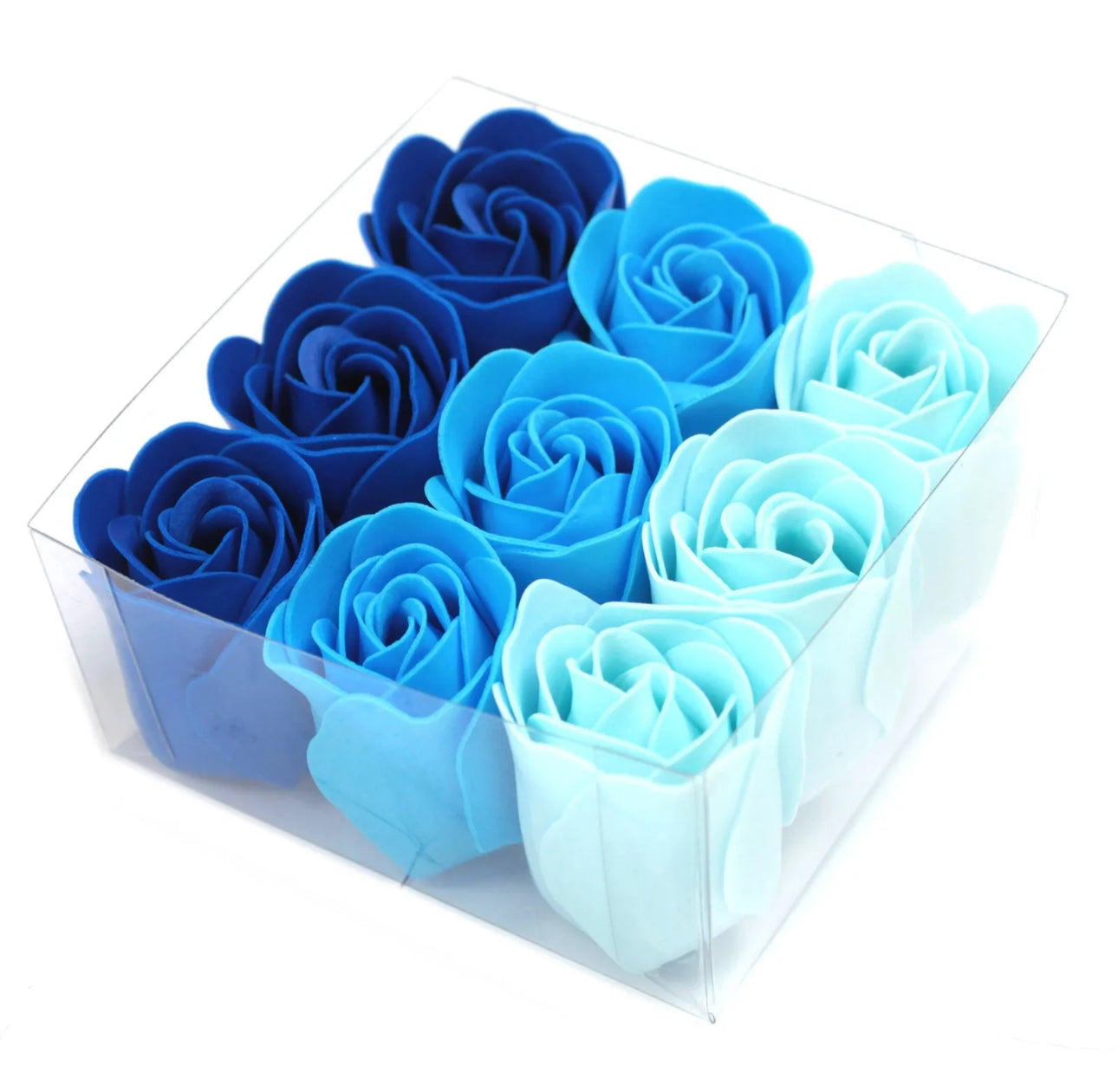 9pc Luxury Soap Flowers boxed