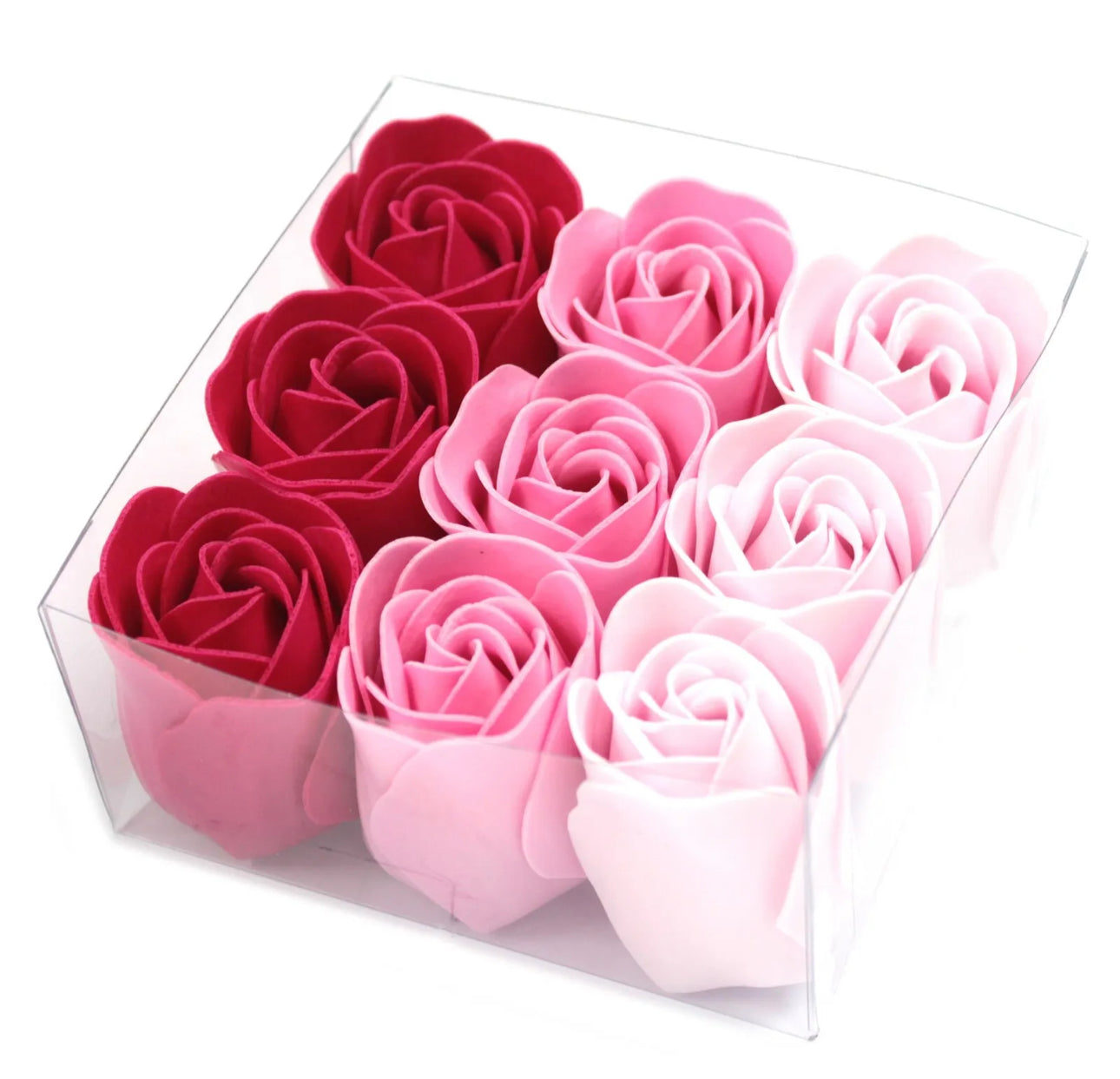 9pc Luxury Soap Flowers boxed