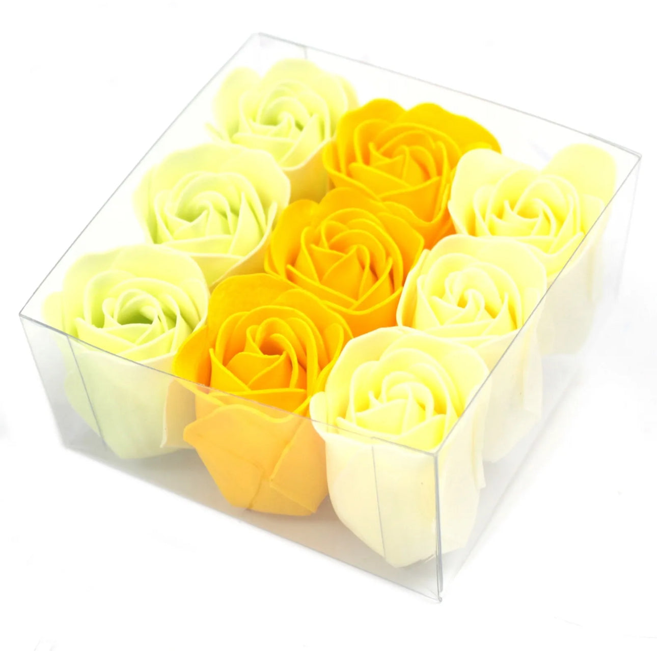 9pc Luxury Soap Flowers boxed