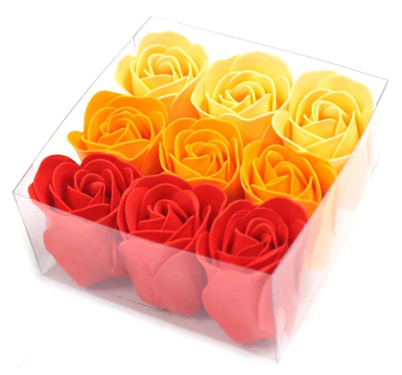 9pc Luxury Soap Flowers boxed