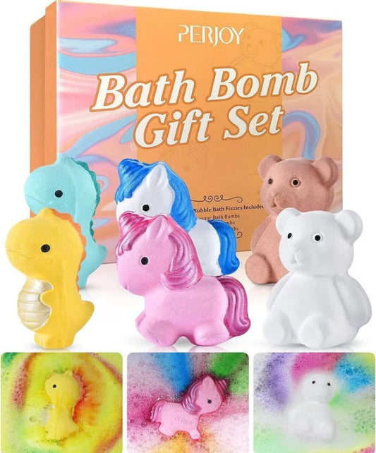 Handmade bath bomb gift set