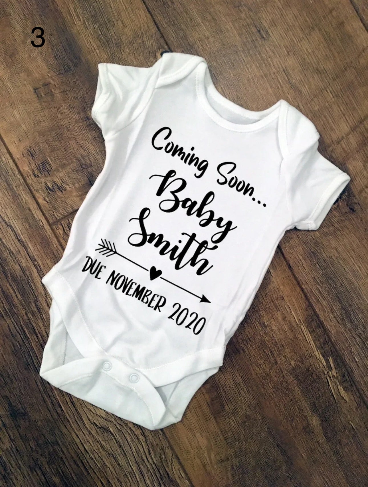 Pregnancy Announcement Vest